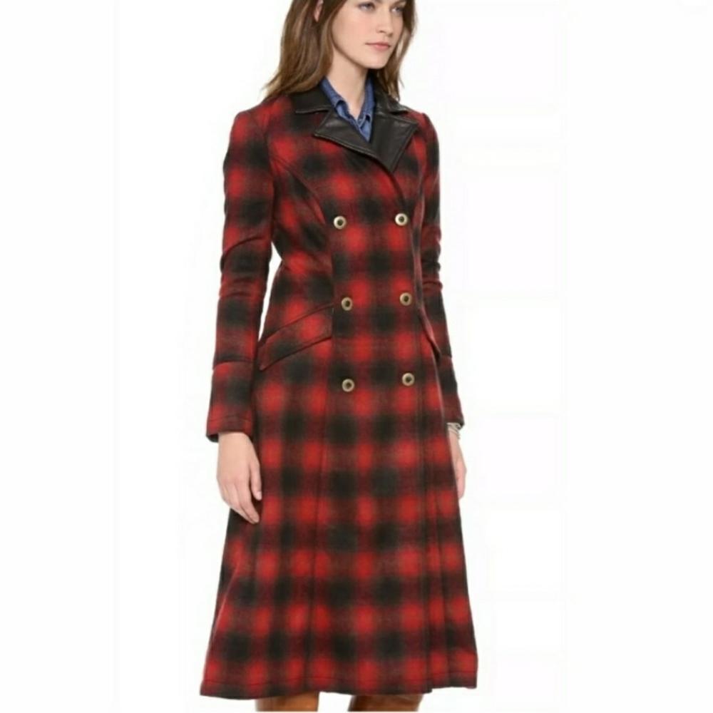 NWOT Free People Sergeant Military Duster Coat